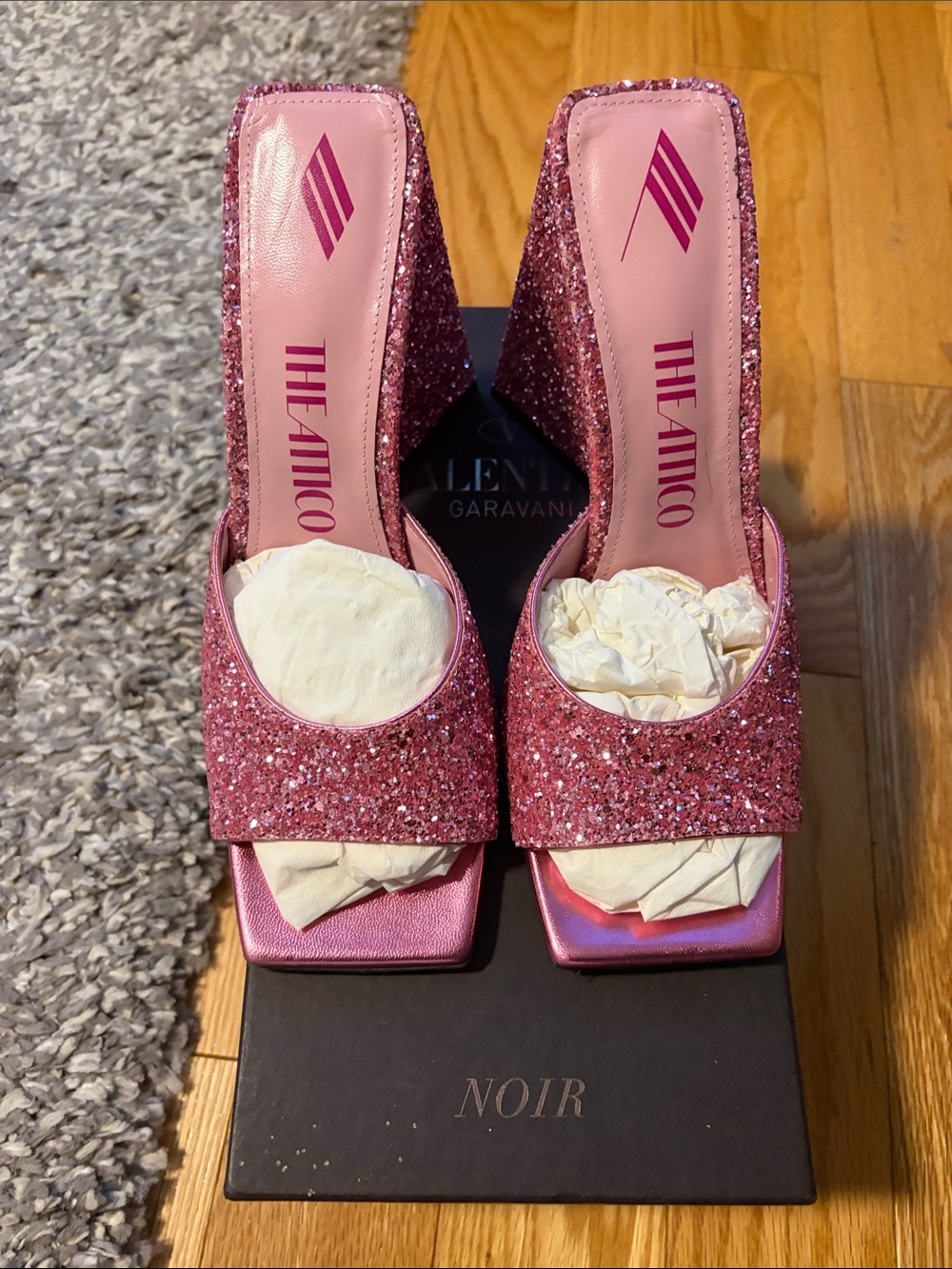 The Attico Mules in size 40.5